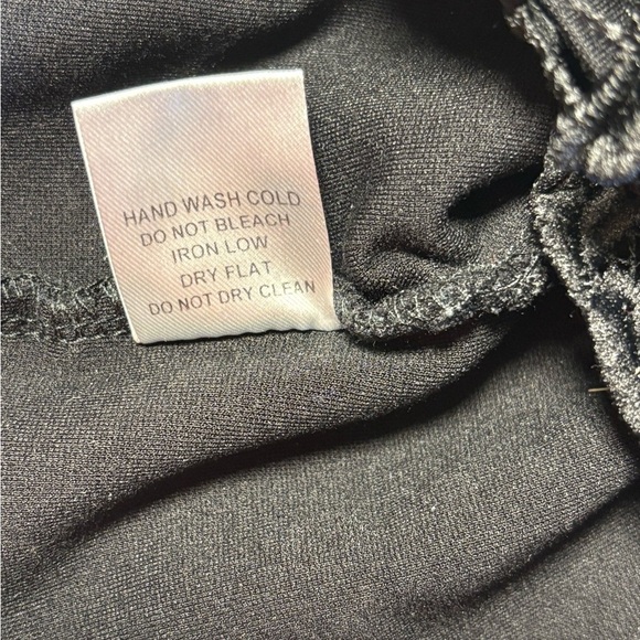 HAUTE MONDE ELASTIC WAIST KNIT SKIRT M - Picture 6 of 6